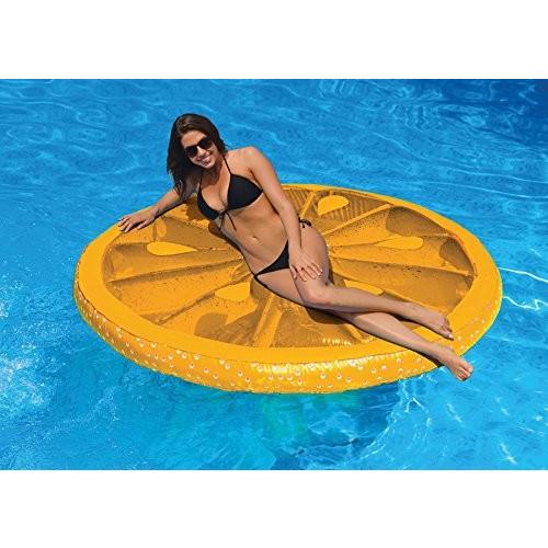 フロート プール 水遊び 9054 SWIMLINE Fruit Slice 60' Fun Island - Colors May Vary Largeの画像