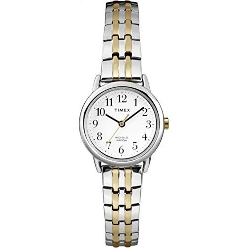腕時計 タイメックス レディース T2P298 Timex Women's Easy Reader 25mm Watch ? Silver-Tone Case