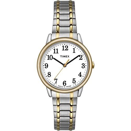 腕時計 タイメックス レディース TW2P78700 Timex Women's Easy Reader 30mm Watch ? Two-Tone Case