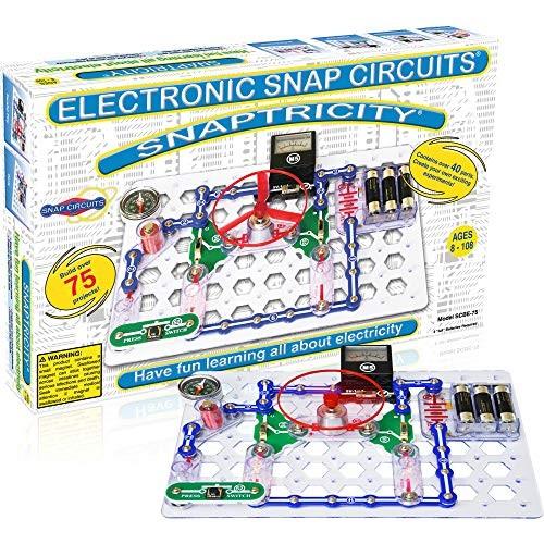 エレンコ ロボット 電子工作 SCBE-75 Snap Circuits Snaptricity, Electronics Exploration Kit (Stem Bu