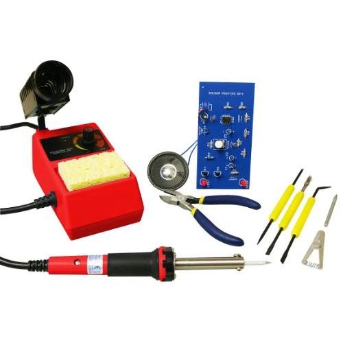 エレンコ ロボット 電子工作 SK-175 Elenco Deluxe Learn to Solder Kit | Fully Adjustable Soldering S