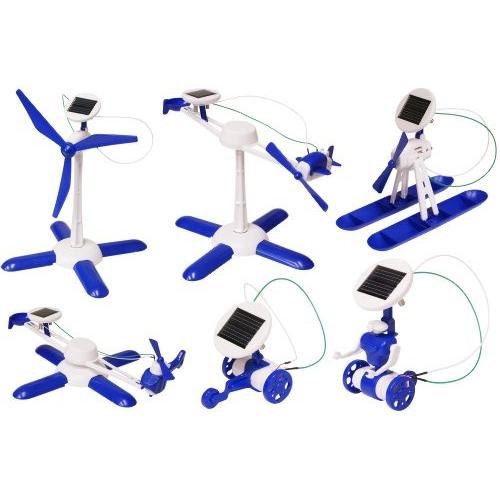 エレンコ ロボット 電子工作 EDU-38006 Edu-Toys 6-in-1 Solar Kit| Build 6 Solar Powered Models | No