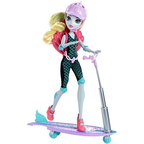 モンスターハイ 人形 ドール DNX06 Monster High Surf-To-Turf Scooter Vehicle with Lagoona Blue Doll