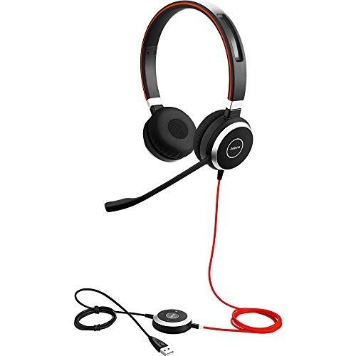 Jabra Evolve 40 MS ステレオ 6399-823-109 ノイズキャンセルヘッドホン ヘッドセット 米国直輸入