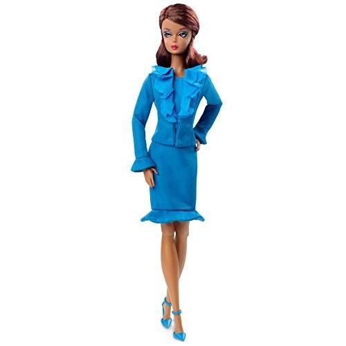 バービー バービー人形 コレクション DGW57 Barbie Fashion Model Collection Suit Doll， Blue