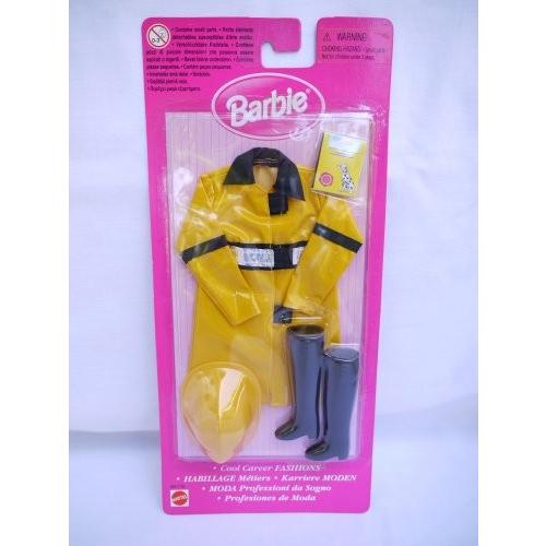 バービー バービー人形 バービーキャリア 68617-95 Barbie Cool Career Fireman Uniform (1999)