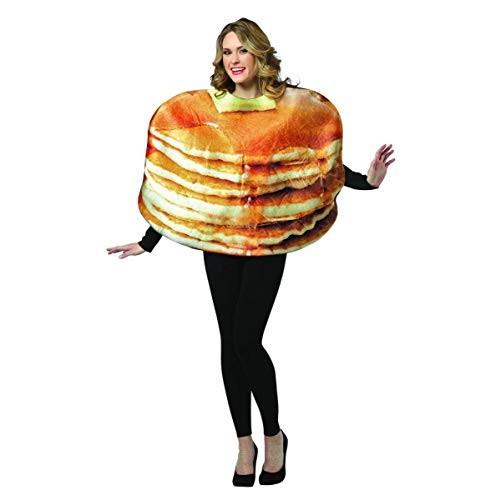 コスプレ衣装 コスチューム その他 6807 Rasta Imposta Get Real Stacked Pancakes, Brown, One Size