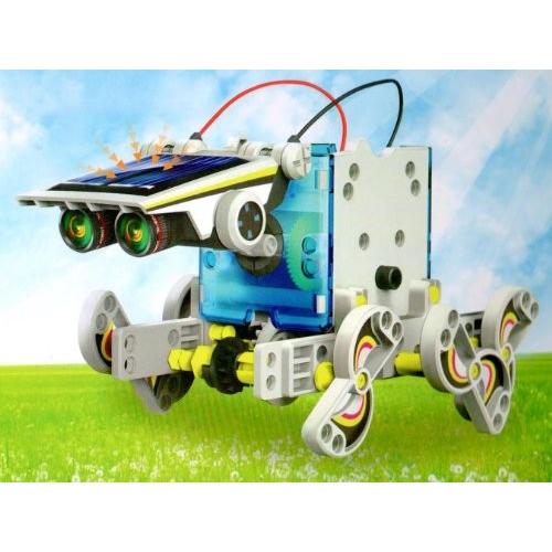 ロボット 知育玩具 パズル OWI-MSK615 14-in-1 Educational Solar Robot | Build-Your-Own Robot Kit | Po｜maniacs-shop｜02