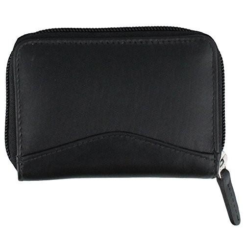 ILI アメリカ 日本未発売 6711 ili New York 6711 Leather RFID Accordian Wallet (Aqua)｜maniacs-shop