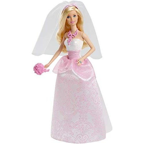 バービー Barbie ブライドドール ベールとブーケ 花嫁 ウェディング 結婚式 CFF37 結婚式をお祝いし｜maniacs-shop