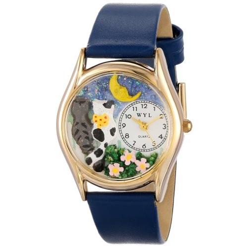 腕時計 気まぐれなかわいい プレゼント C0120012 Whimsical Gifts Cats Night Out 3D Watch | Gold