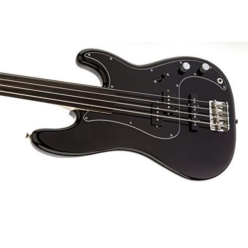どろ除け 電気ギター軍事基地 外国で直輸入 0190085806 Fender Tony Franklin Precision Bass, Black, Fret