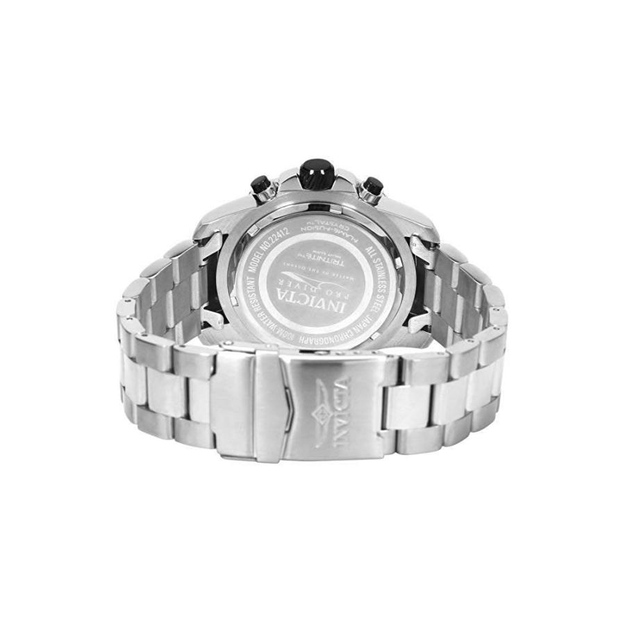 Invicta メンズ腕時計 Pro Diver＆rsquo;シリーズ クオーツ ステンレススチール製 カジュアルウォッチ カラー：シルバートーン（モデル：22412