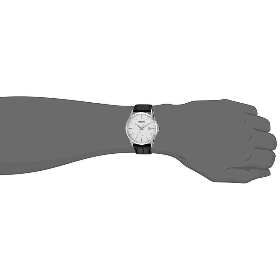 CITIZEN シチズン 腕時計 ケース39mm クロコ型押しのレザー