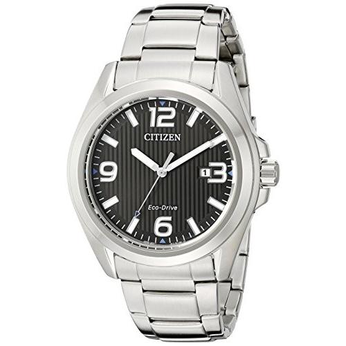 値頃 Watch, Men's Quartz Garrison Eco-Drive Citizen AW1430-86E 逆輸入 シチズン 腕時計 Stainless Fi Steel, 腕時計