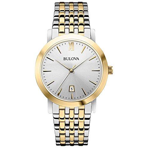 腕時計 ブローバ メンズ 98B221 Bulova 98B221 Mens Dress Two Tone Steel Bracelet Watch
