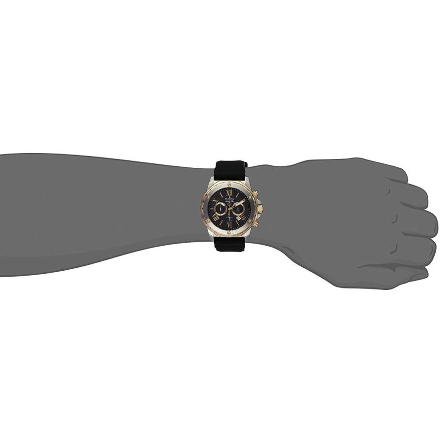 腕時計 ブローバ メンズ 98B277 Bulova Men's Marine Star Series A Two-Tone Gold Ion-Plated Stainless Sの画像