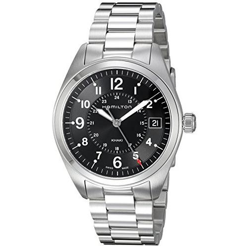 腕時計 ハミルトン メンズ H68551933 Hamilton Men's 'Khaki Field' Swiss Quartz Stainless Steel Casual｜maniacs-shop