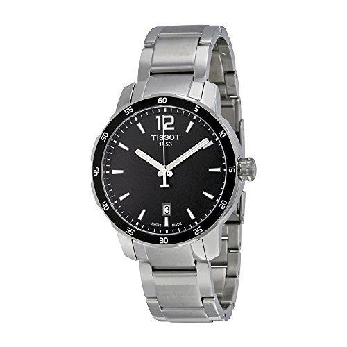 レビュー高評価のおせち贈り物 腕時計 ティソ メンズ T0954101105700 Tissot Men's T0954101105700 Quickster Analog Display Swiss Quartz 腕時計