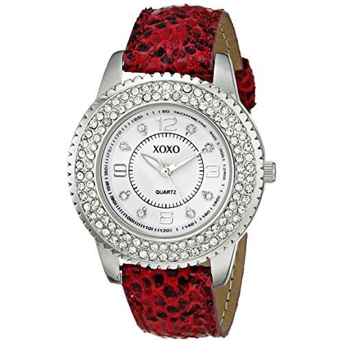 腕時計 クスクス キスキス XO3362 XOXO Womens XO3362 Analog Display Analog Quartz Red Watch