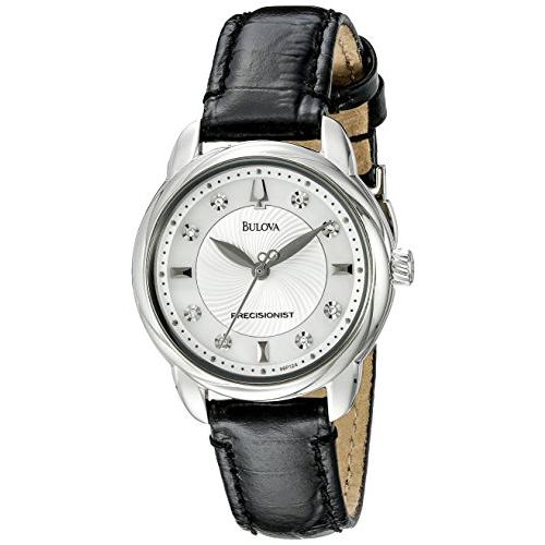 腕時計 ブローバ レディース 96P124 Bulova Women's 96P124 Precisionist Brightwater Leather strap Wat
