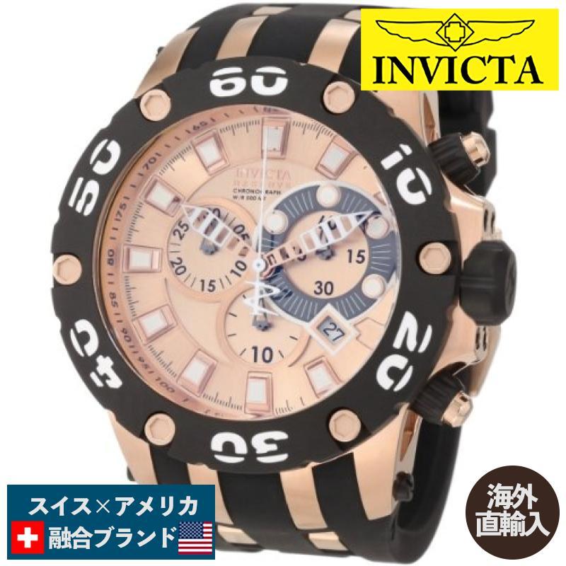 腕時計 インヴィクタ インビクタ 0919 Invicta Mens 0919 Subaqua Reserve Chronograph Rose Dial Bla(48868円)
