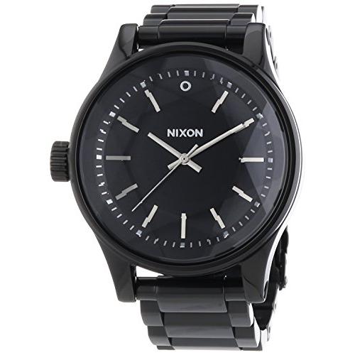 腕時計 ニクソン アメリカ Facet All Black Nixon A384-001 Ladies Facet All Black Watch｜maniacs-shop