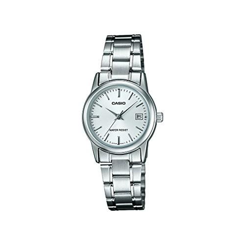 腕時計 カシオ レディース EAW-LTP-V002D-7A Casio Women's LTPV002D-7A Silver Stainless-Steel Quartz W