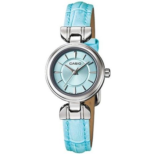 腕時計 カシオ レディース LTP1353L-2A Casio Women's Core LTP1353L-2A Blue Leather Quartz Watch