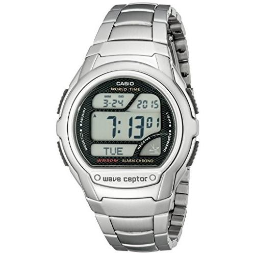 腕時計 カシオ メンズ WV58DA1AV Casio Men's WV58DA1AV "Waveceptor" Atomic Sport