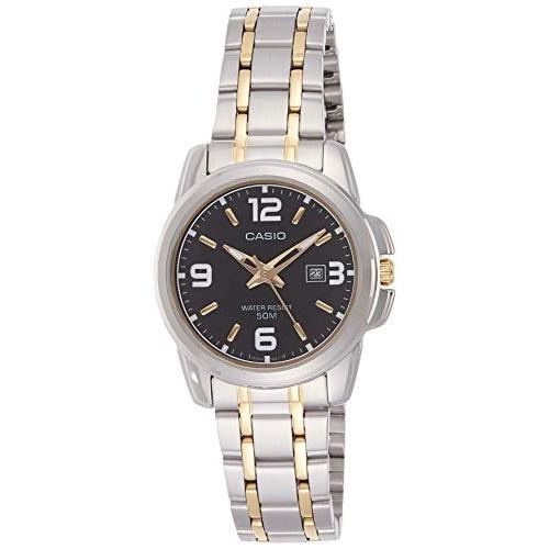 腕時計 カシオ レディース EAW-LTP-1314SG-1AVDF Casio Women's LTP1314SG-1AV Silver Stainless-Steel Qu