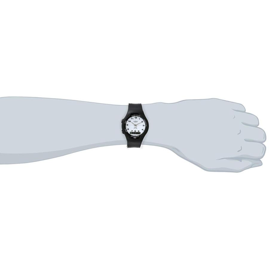 腕時計 カシオ メンズ AW90H-7B Casio Men's AW90H-7B Sport Multi-Function White Dial Dual Time Watch｜maniacs-shop｜02