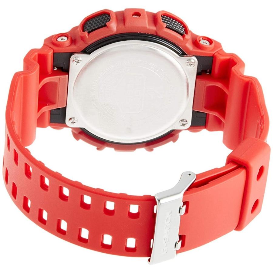 腕時計 カシオ レディース GA-100B-4ADR (G344) Casio GA-100B-4ADR Watch Red 0｜maniacs-shop｜02