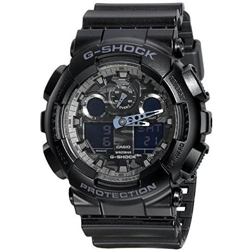 腕時計 カシオ メンズ GA100CF-1A G-Shock GA-100CF-1ACR Black/Camo Dial One Size｜maniacs-shop