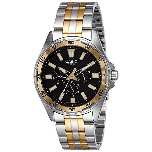 腕時計 カシオ メンズ MTD-300SG-1AVDF (A1158) Casio MTD-300SG-1AV Men's Two-Tone 50M Stainless Steel W