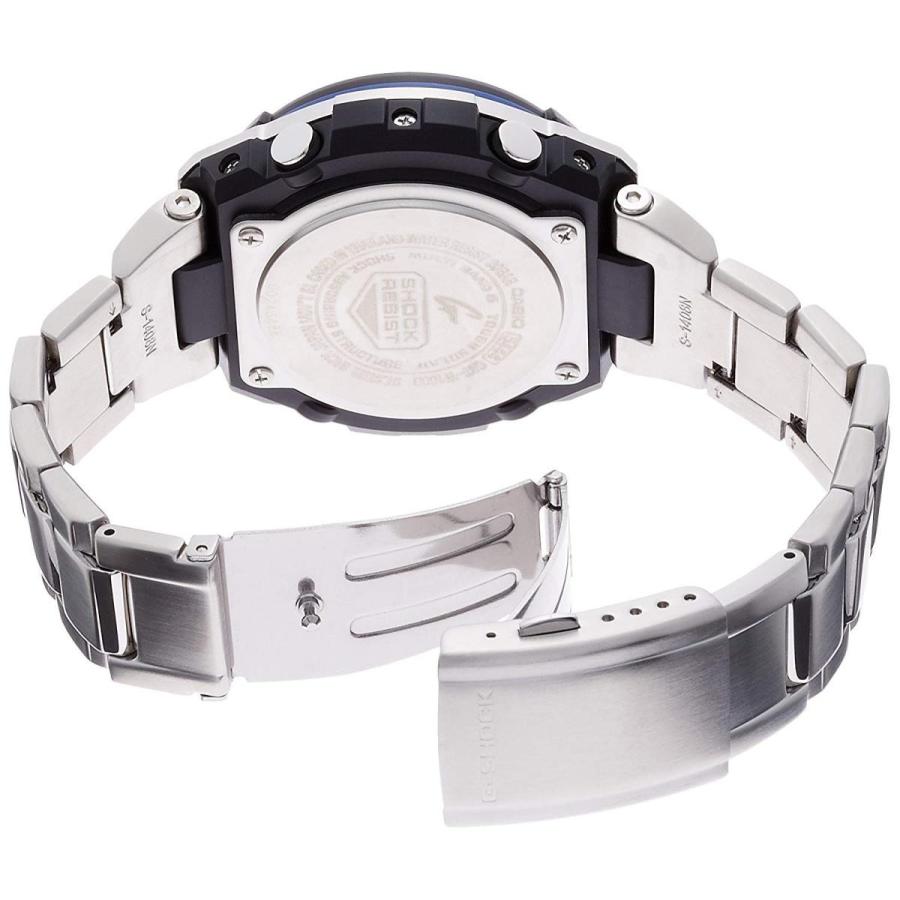 腕時計 カシオ メンズ GST-W100D-1A2JF Casio G-Shock S-Steel Series 6 Multi Bands Solar Watch GST-W100D