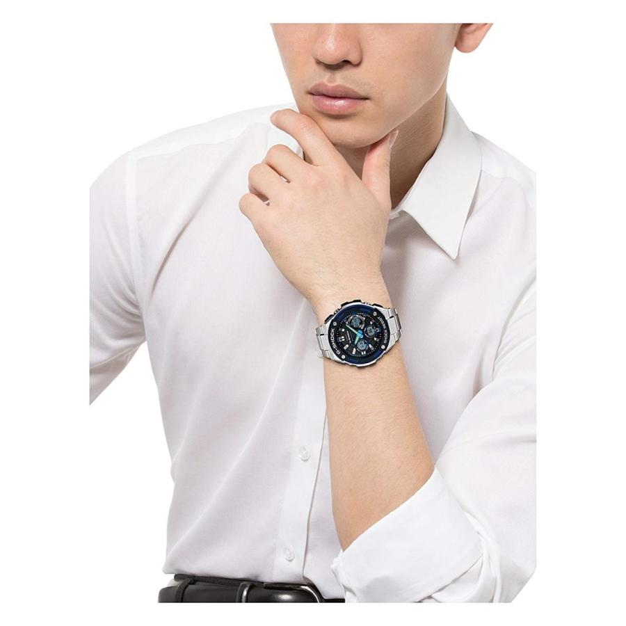 腕時計 カシオ メンズ GST-W100D-1A2JF Casio G-Shock S-Steel Series 6 Multi Bands Solar Watch GST-W100D