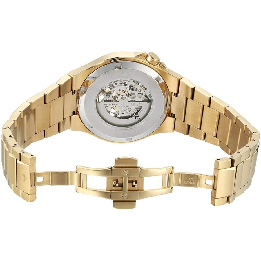 腕時計 ブローバ メンズ 98A178 Bulova Men's Classic Maquina Gold Tone Stainless Steel 3-Hand Automatiの画像