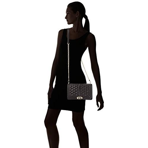 レベッカミンコフ　クロスボディバッグ　Love レザーショルダーバッグ Amazon | Rebecca Minkoff Loveクロスボディーバッグ カラー: ブラック