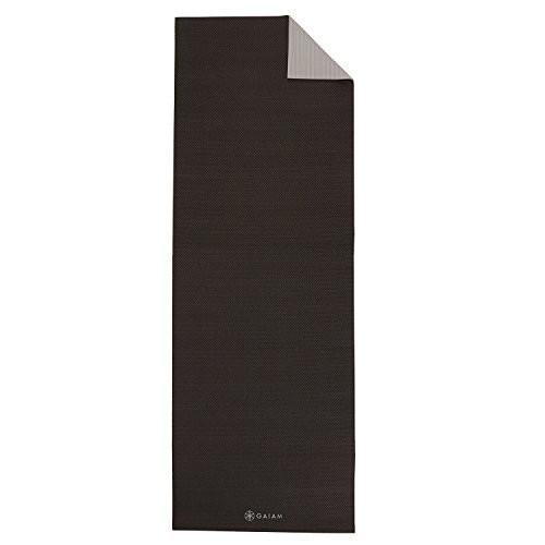 ヨガマット フィットネス 05-61329 Gaiam Yoga Mat Premium Solid Color Reversible Non Slip Exercise \u0026の画像