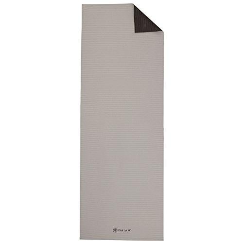 ヨガマット フィットネス 05-61329 Gaiam Yoga Mat Premium Solid Color Reversible Non Slip Exercise \u0026の画像