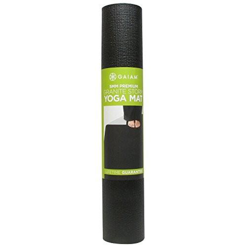ヨガマット フィットネス 05-61329 Gaiam Yoga Mat Premium Solid Color Reversible Non Slip Exercise \u0026の画像