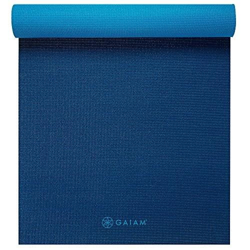 ヨガマット フィットネス 05-61698 Gaiam Yoga Mat Premium Solid Color Reversible Non Slip Exercise \u0026の画像