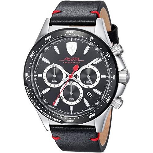 腕時計 フェラーリ メンズ 0830389 Scuderia Ferrari Men's Pilota
