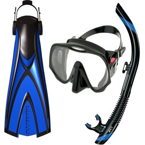 シュノーケリング マリンスポーツ Atomic Pro Package - X1 Open Heel