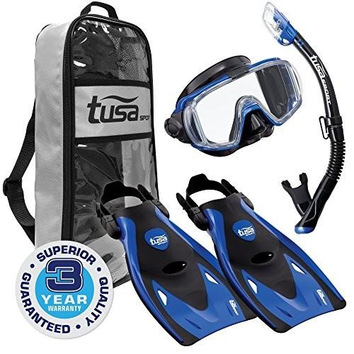 シュノーケリング マリンスポーツ UP-3521QB-MB-M TUSA Sport Adult Visio Tri-Ex Mask, Dry Snorkel,｜maniacs-shop｜03