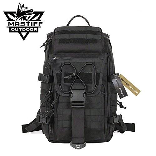 ミリタリーバックパック タクティカルバックパック サバイバルゲーム MBKA88050-BK M_1
