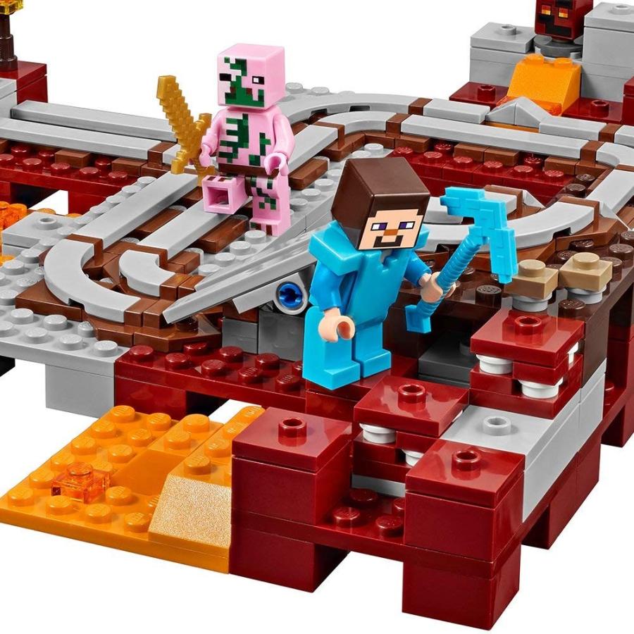 レゴ Lego マインクラフト ネザーレールウェイ 暗黒界 線路 小学生に大人気 Pd マニアックス Yahoo 店 通販 Yahoo ショッピング