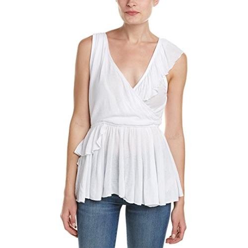 フリーピープル トップス Tシャツ OB506975 Free People Womens Float Away Textured Surplice Blouse