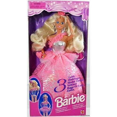 バービー バービー人形 12339 Mattel Barbie 3 Looks 1995 #12339 Doll